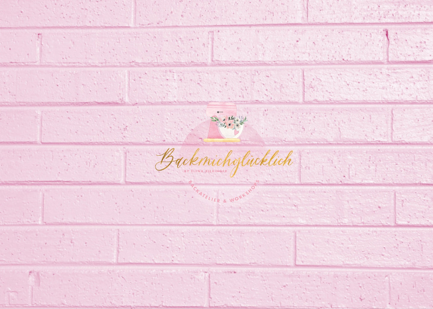 Fondantdruck auf Zuckerpapier pink Stone wall